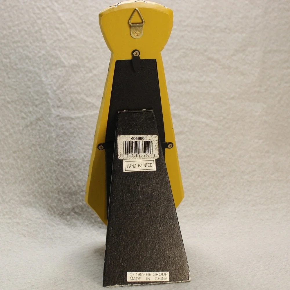 Kohls Necktie Picture Frame Mens Yellow Good Hand Painted Argyle 2-Opening